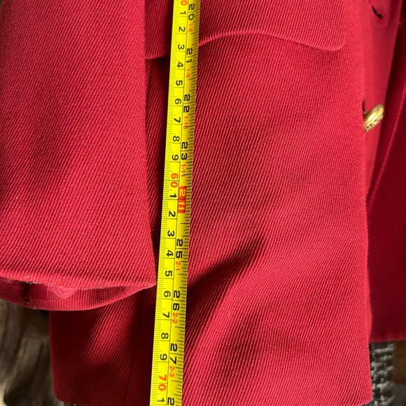 Vintage Dark Cherry Blazer - Picture 3 of 6